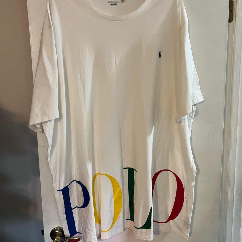 White RL Polo worn 1 time.